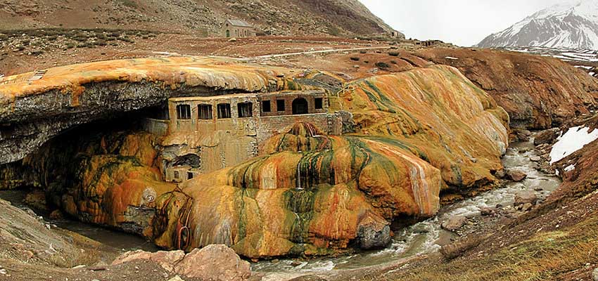 Witness the unique architecture of nature with the Inca Bridge and all of its intriguing colors in Mendoza