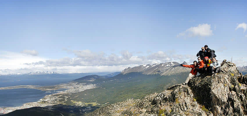 Experience the feat of trekking to the summit of the imposing Cerro Pelado in Ushuaia!