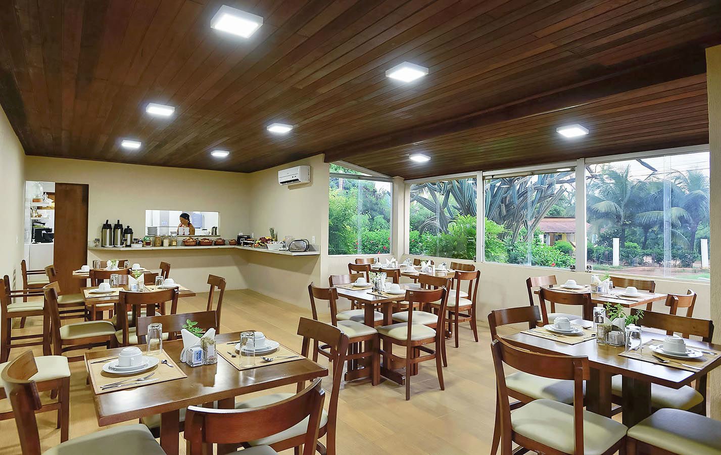 The lodge&rsquo;s restaurant