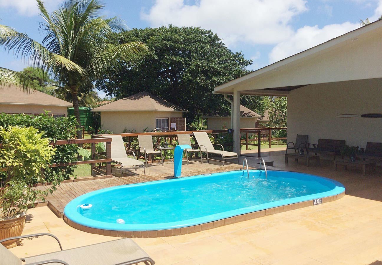 The lodge&rsquo;s pool