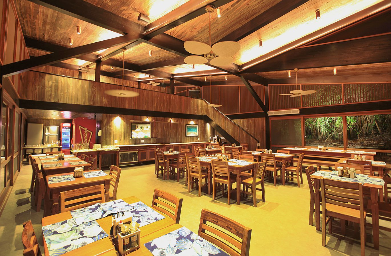 The lodge&rsquo;s restaurant