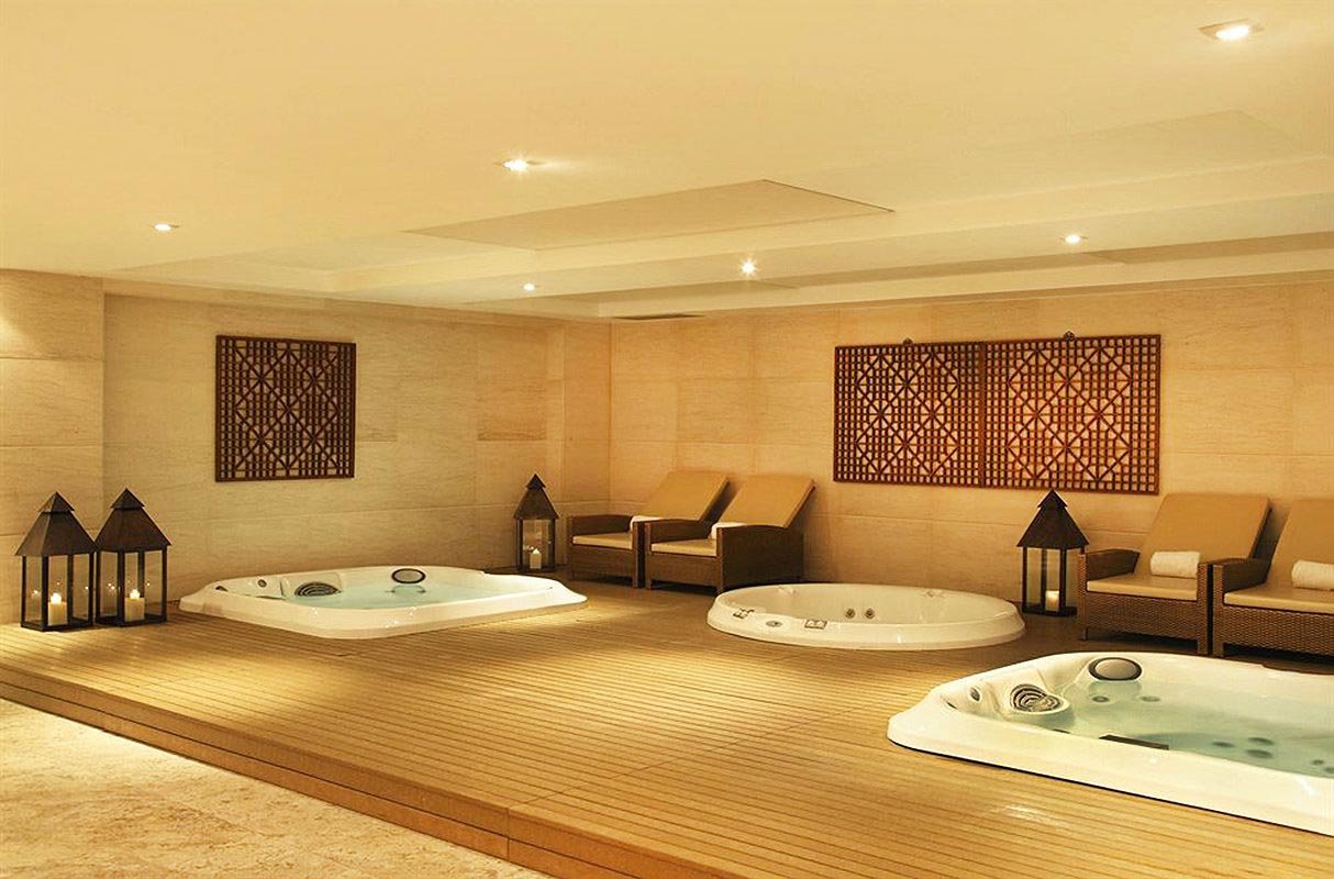 The hotel&rsquo;s spa