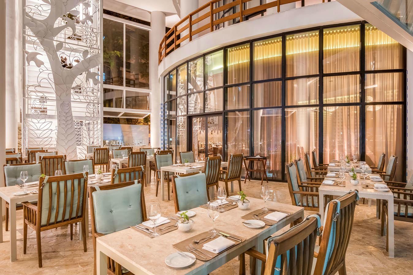 One of the hotel&rsquo;s restaurants