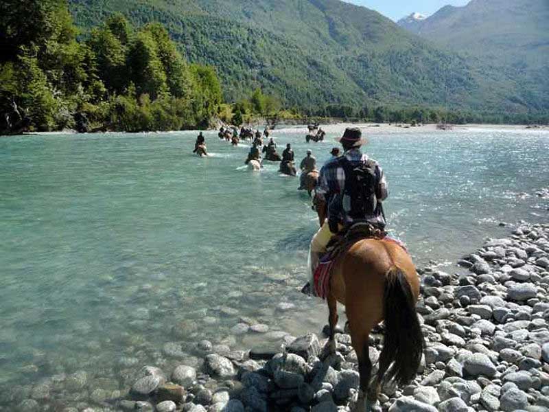 Crossing the crystalline streams with your equine friends
