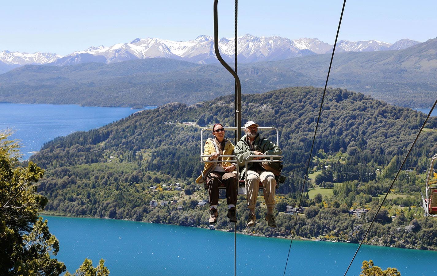 A scenic chairlift to the summit of Mount Campanario