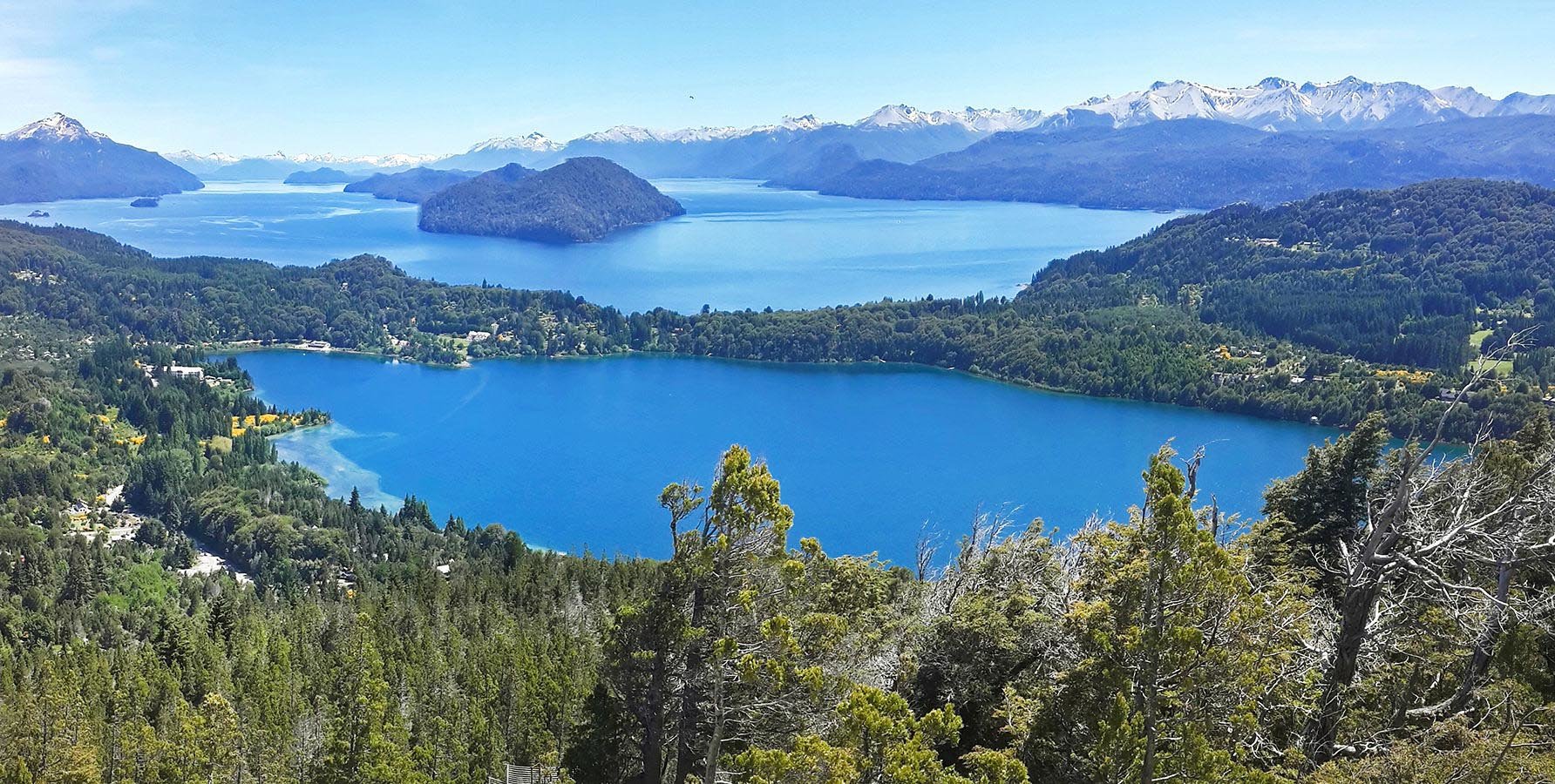 A marriage of snow-capped mountains and azure-blue waters