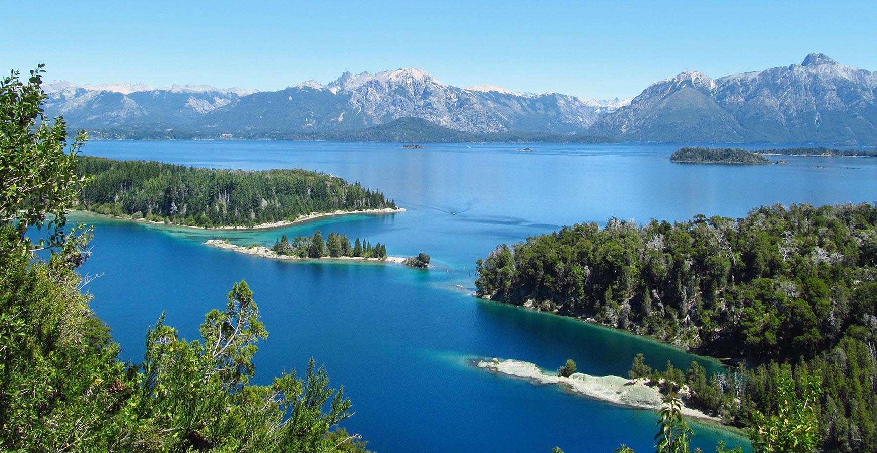 The many-colored vista from atop mount Bella Vista, in Victoria Island