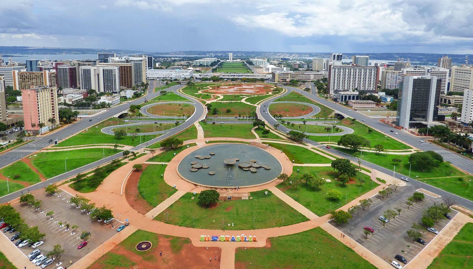 A view from the "TV Tower" in the central square