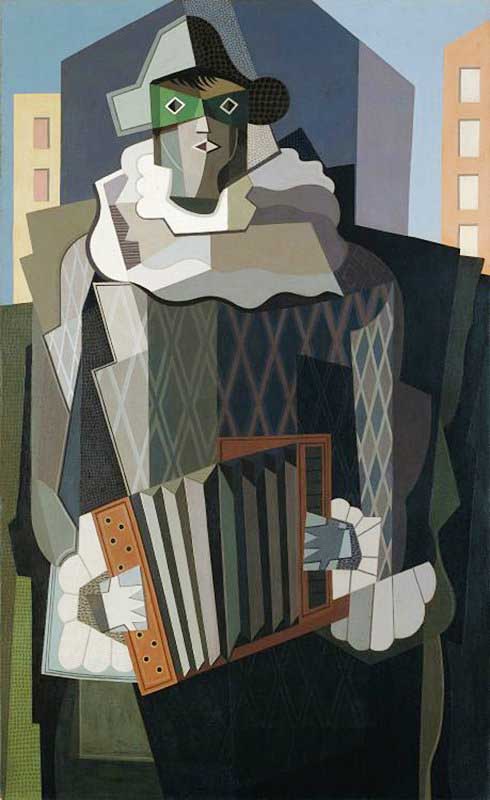 "Arlequin" one of the best known works of Emilio Pettoruti