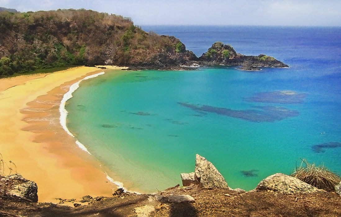 Bahia do Sancho beach, ranked the #1 beach in the world by millions of voters on Trip Advisor