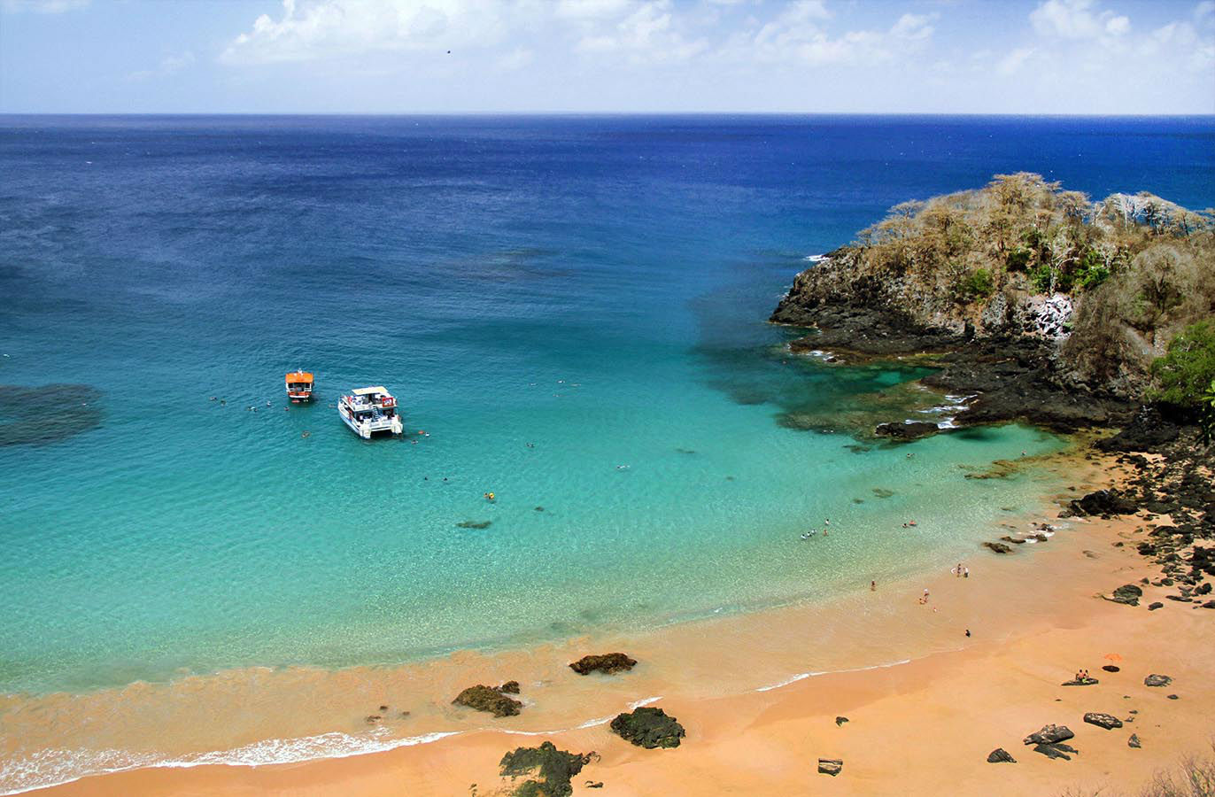 Enjoy marvelous panoramic views while hiking along the coast