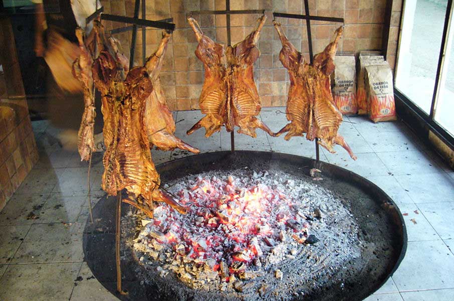 For dinner we’ll be treated to a slow-roasted Patagonian lamb