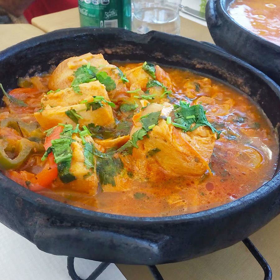 Moqueca, the signature dish of Northeastern Brazil