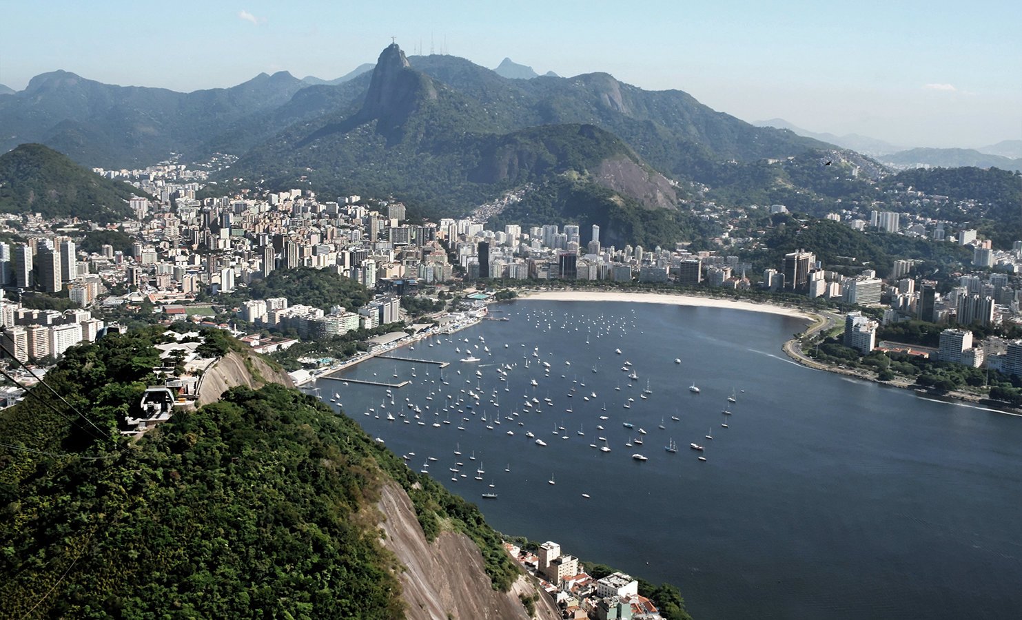 Once at the top, enjoy sweeping views of Rio’s bays, beaches, the ocean, and the city itself