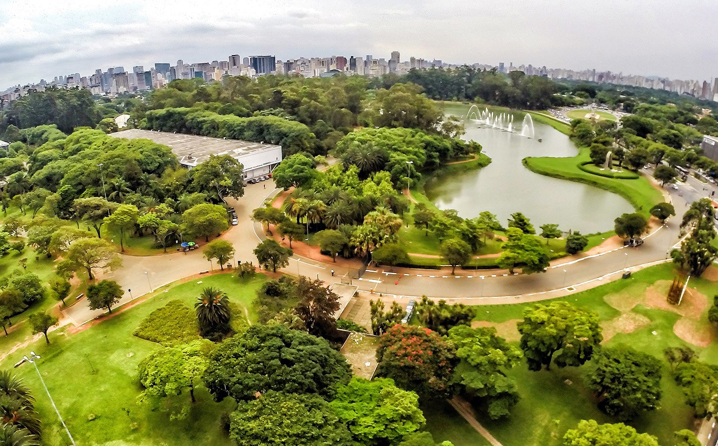 The green oasis of Sao Paulo: Ibirapuera park, landscaped in "English garden" style