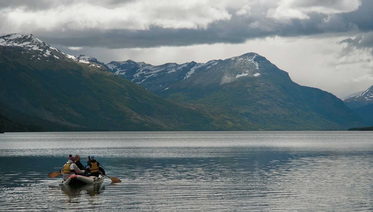 The scenic views of water, sky, and mountain are sure to both captivate and relax