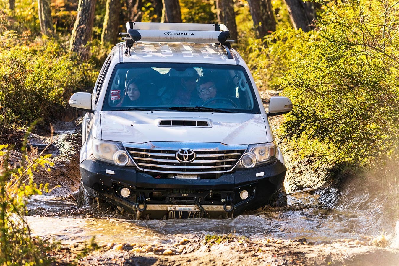Traversing water and mud, as our adventure continues