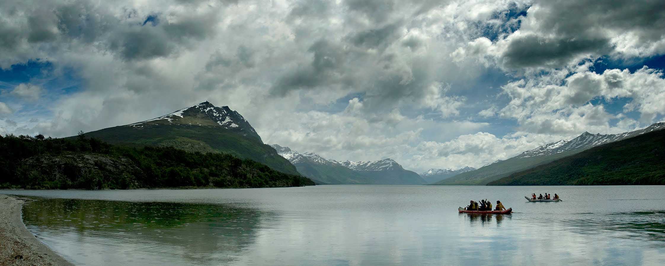 Experience the uniquely remote feeling of canoeing at the ends of the Earth in Ushuaia
